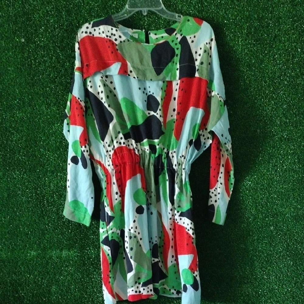 Corey Lynn Calter Multicolor Abstract Dress